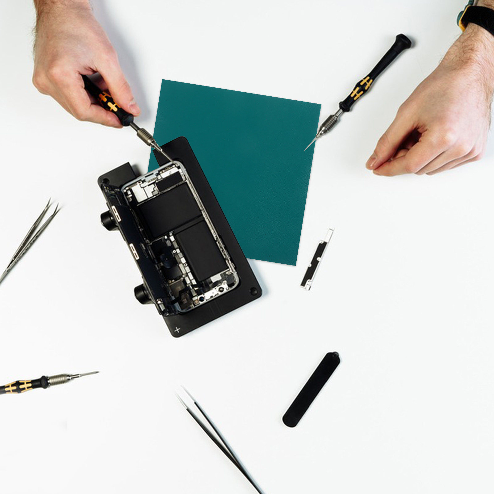 Electronics Repair Workbench - Tapis antistatique pour réparation électronique, tapis