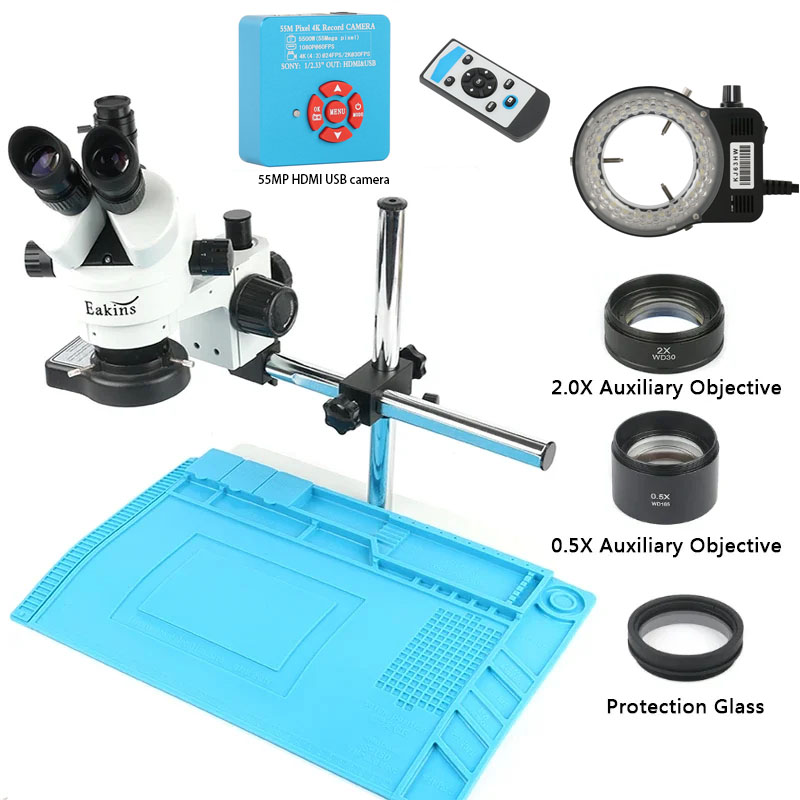 Electronics Repair Simulator - Microscope trinoculaire stéréo à Zoom Focal