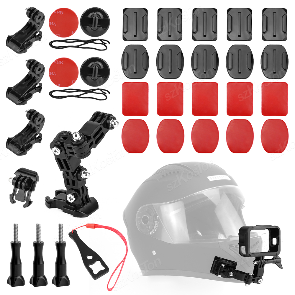 Gopro Action Camera Hero 12 Black - Kits de montage de menton pour