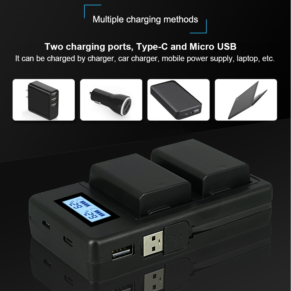 Chargeur de batterie LCD EN-EL - Sony Camera A6400 avis et prix