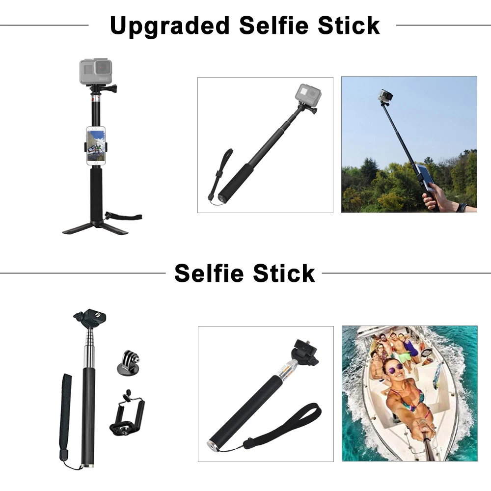 Ensemble d'accessoires pour Go - Gopro Action Camera Hero 12 Black avis et prix