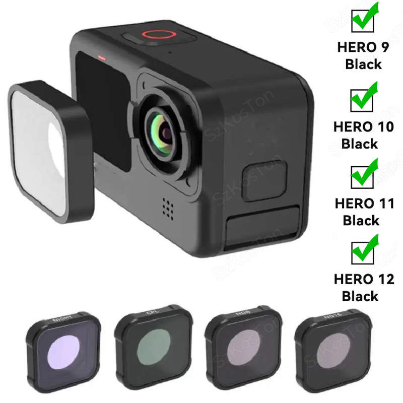 Kit de filtre CPL UV ND8 ND16  - Gopro Action Camera Hero 12 Black avis et prix